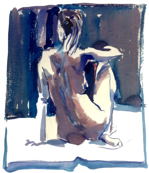 Croquis til salg kunstner Xenia Michaelsen