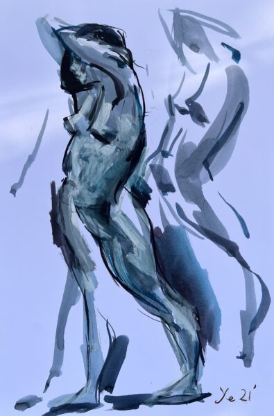 croquis kunstner Xenia Michaelsen