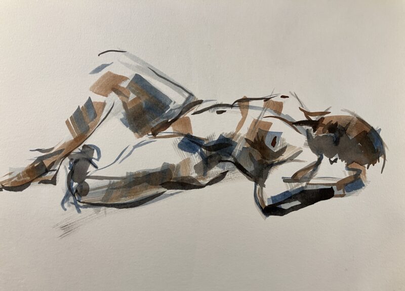 Croquis til salg kunstner Xenia Michaelsen