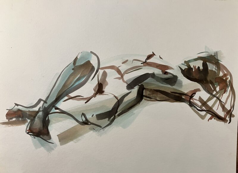 Croquis til salg kunstner Xenia Michaelsen