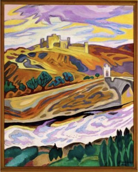 J.F.Willumsen landskabsmaleri J.F.Willumsen