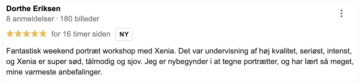 Anmeldelse Xenia Michaelsen